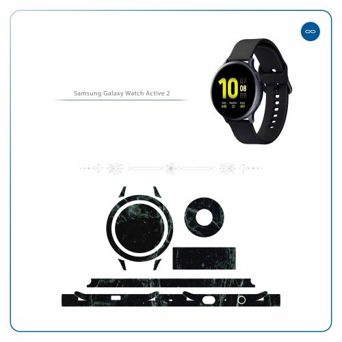 Samsung_Galaxy Watch Active 2 (44mm)_Graphite_Green_Marble_2